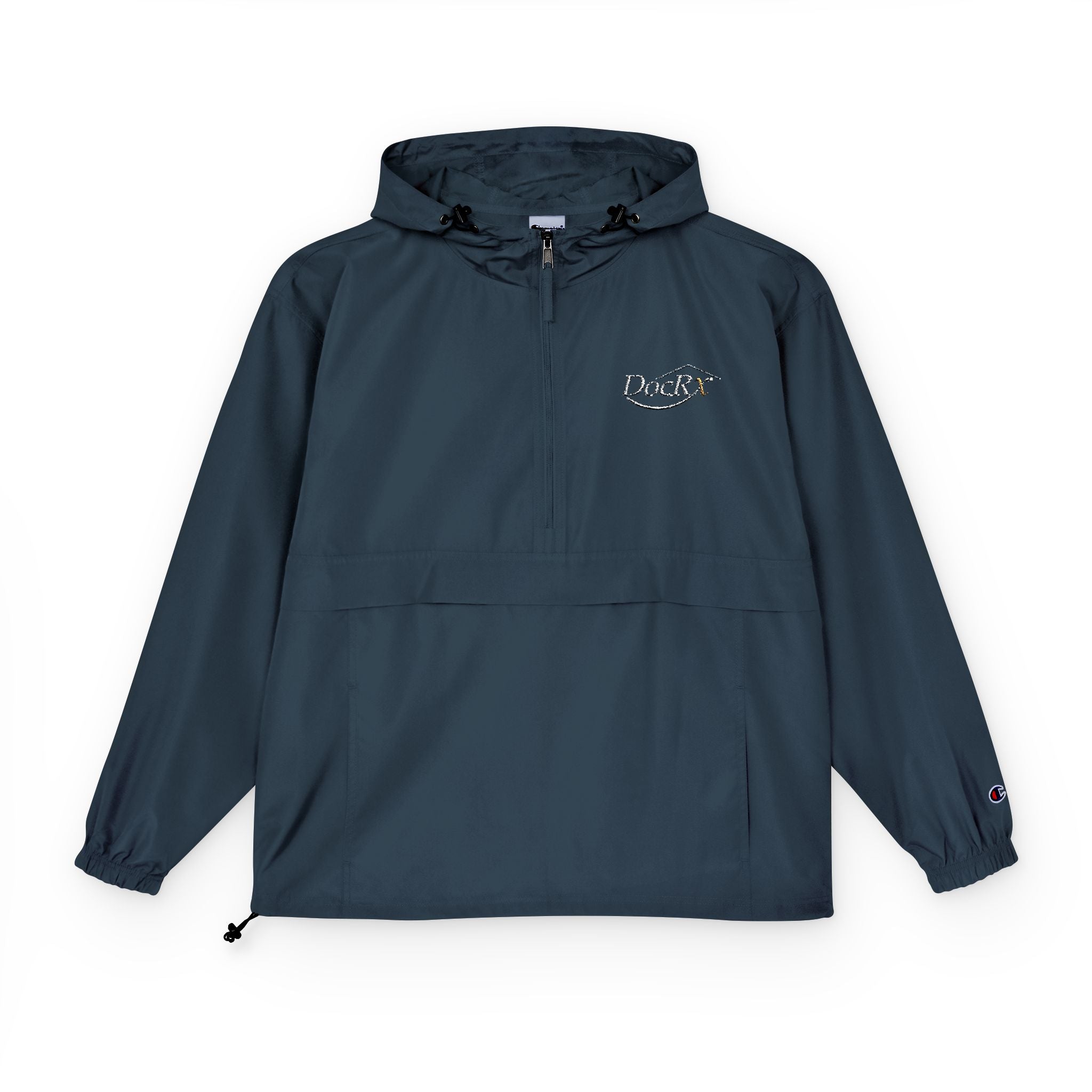DocRx Champion Packable Lightweight Hooded Windbreaker