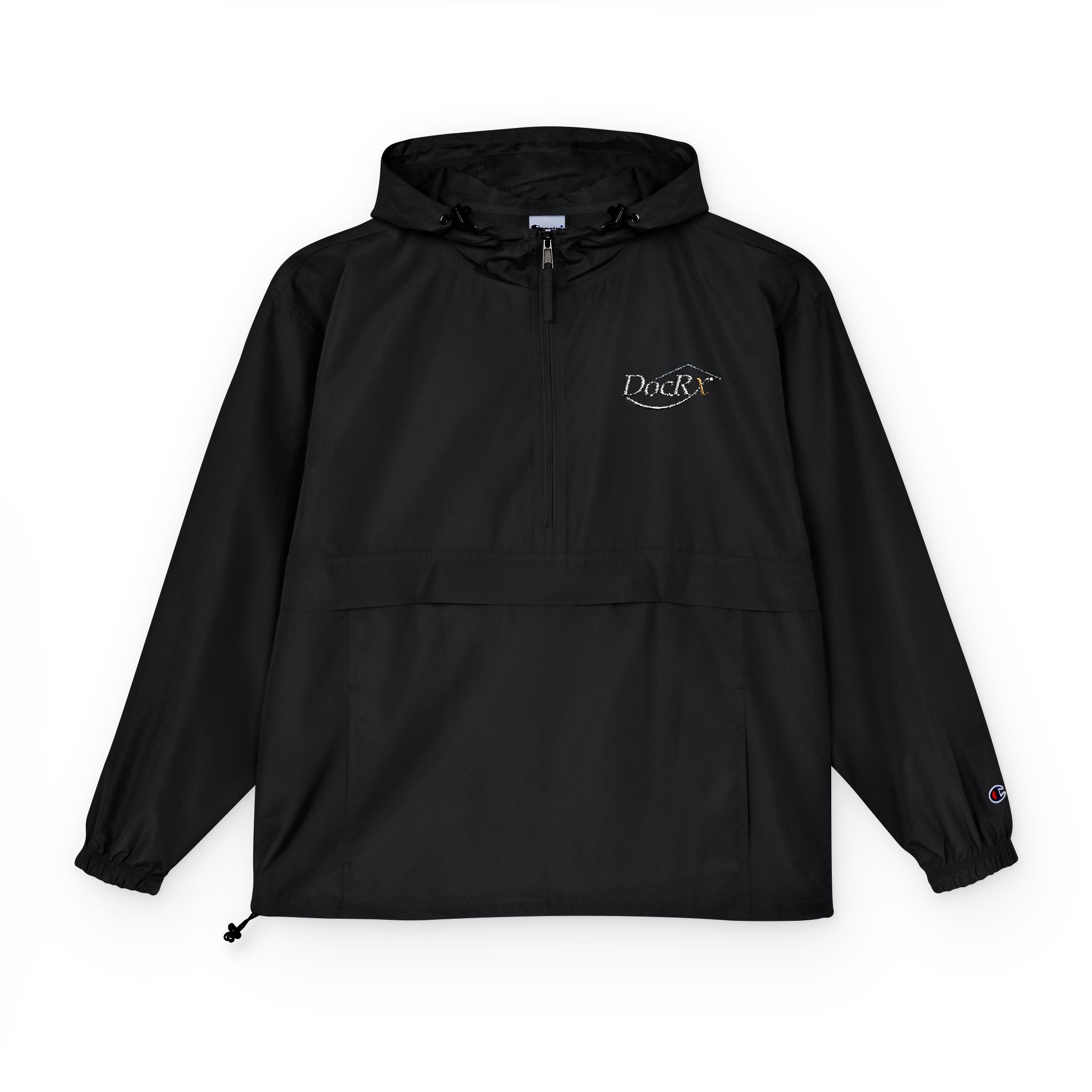 DocRx Champion Packable Lightweight Hooded Windbreaker